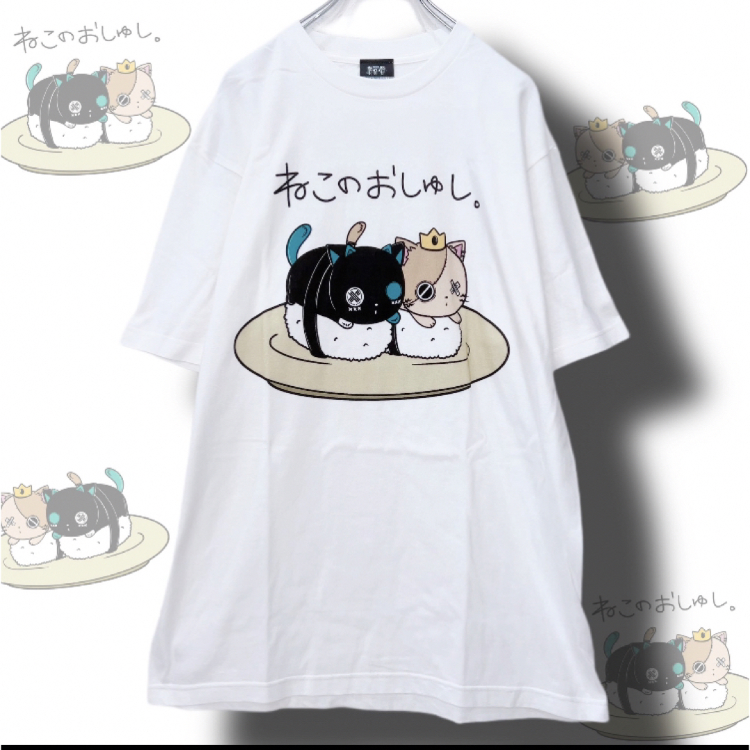 ねこのおしゅしカットソー　NieRclothing