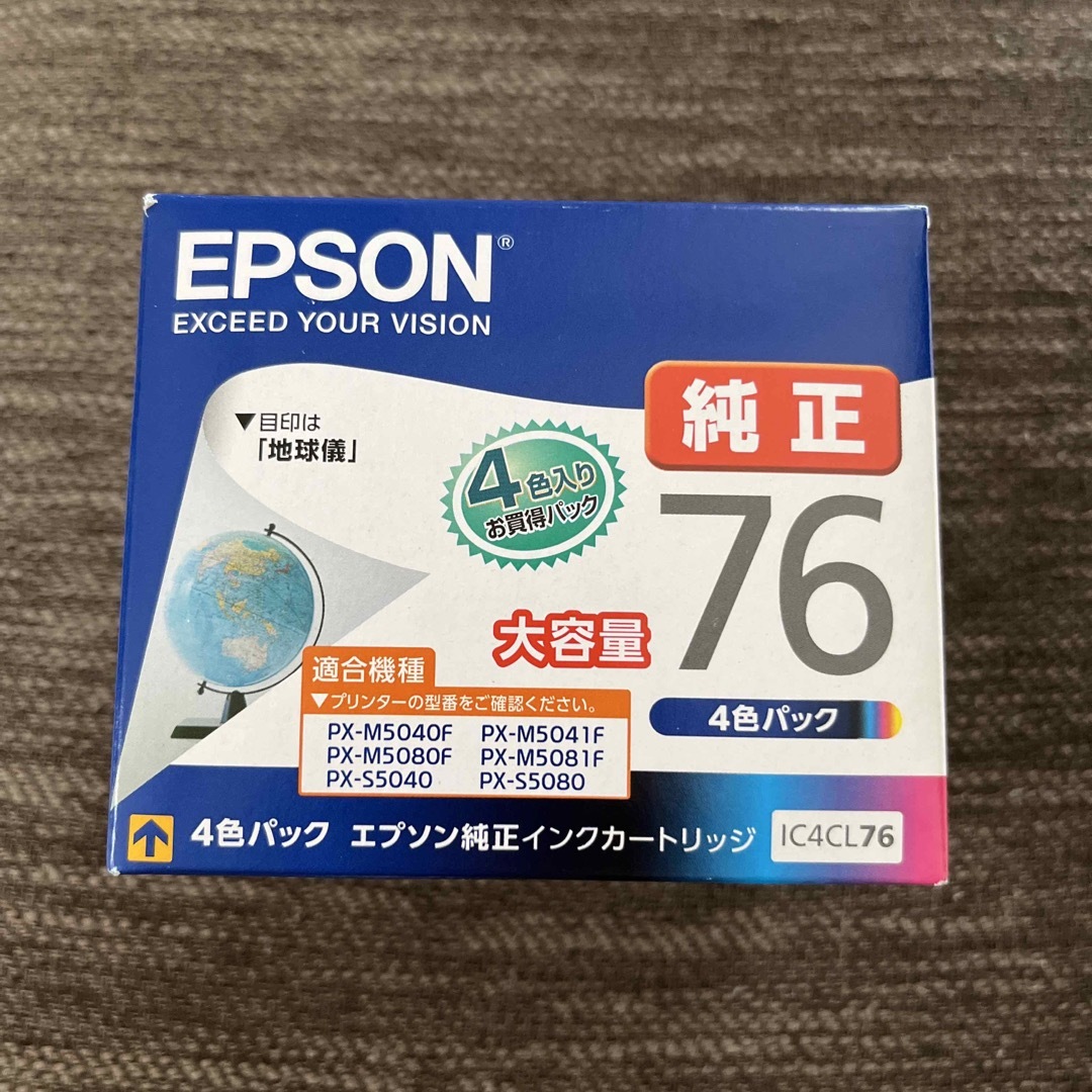 【純正】EPSON  インクカートリッジ IC4CL76 4色