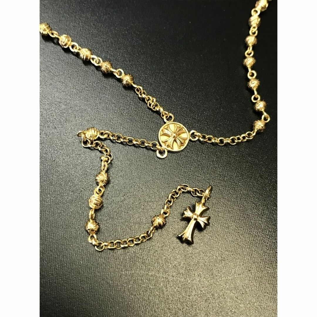 クロムハーツ ネックレス ロザリオ 22K CHROME HEARTS