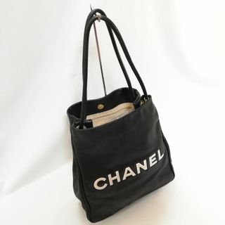 【良品】CHANEL（シャネル） カメリアトートバッグ 黒　レザー　人気商品