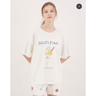 ジェラートピケ(gelato pique)のジェラートピケ  バケーションワンポイントTシャツ(ルームウェア)