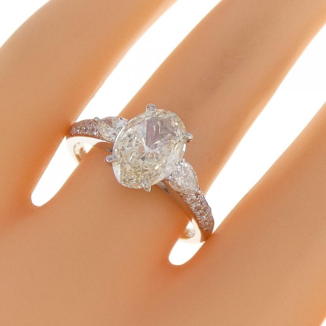 PT ダイヤモンド リング 1.686CT M SI2 ファンシーカット ...