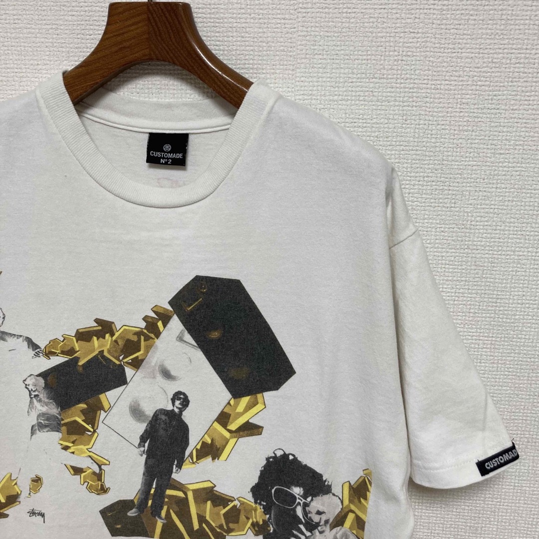 STUSSY(ステューシー)のUSA製■stussy CUSTOMADE フィルノット■コラボ Tシャツ M メンズのトップス(Tシャツ/カットソー(半袖/袖なし))の商品写真