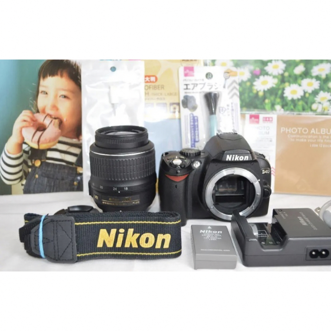 Nikon - ❤️小さい軽い簡単綺麗❤Nikon D40❤届いてすぐ使える