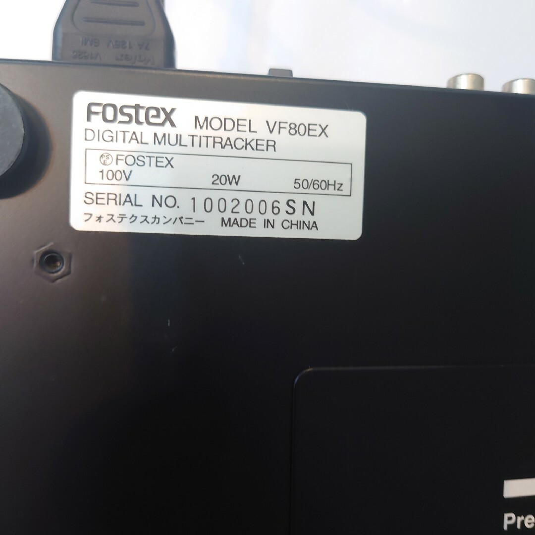 fostex デジタルマルチトラッカー VF80ex MTR ブラックの通販 by K｜ラクマ