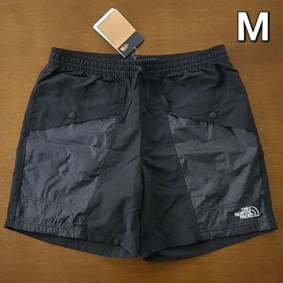 ザノースフェイス(THE NORTH FACE)のノースフェイス メンズ ショート ハーフパンツ 短パン Mサイズ 黒 ブラック(ショートパンツ)