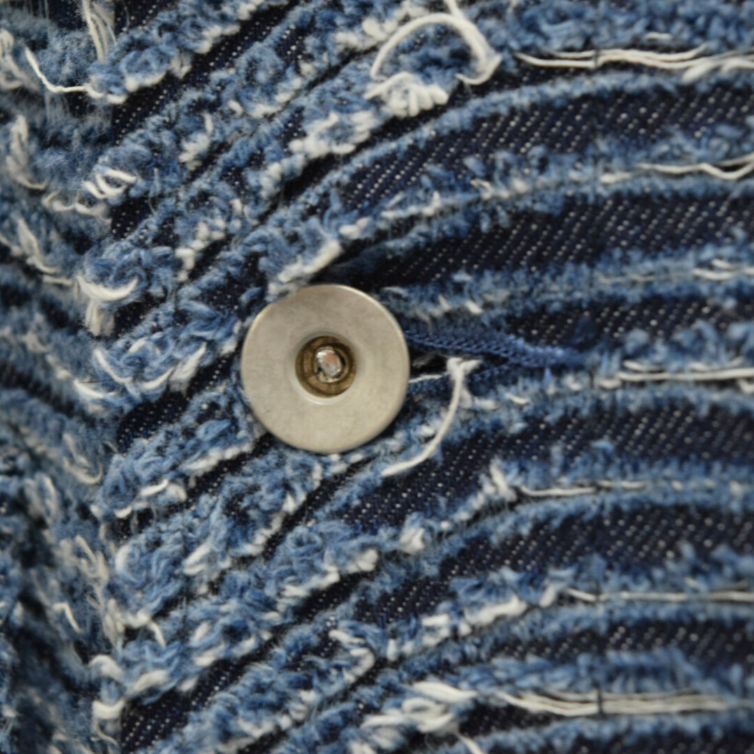 MYne by mihara yasuhiro マインバイミハラヤスヒロ 23SS Wave Denim Jacket INDIGO ウェーブ デニムジャケット インディゴ ブルー G10JK012-0