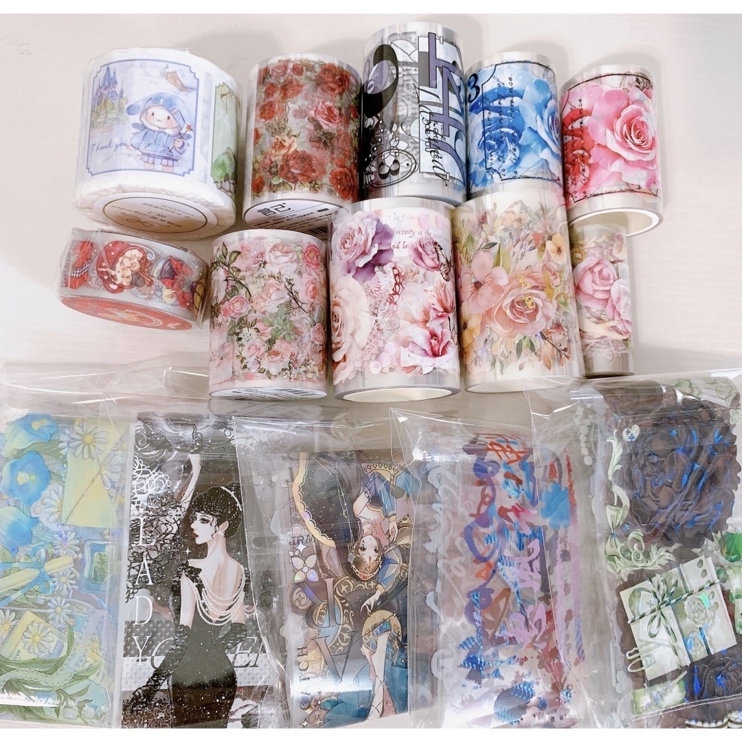 格安販売中 ⭐中古 海外マステ まとめ売り⭐ テープ/マスキングテープ