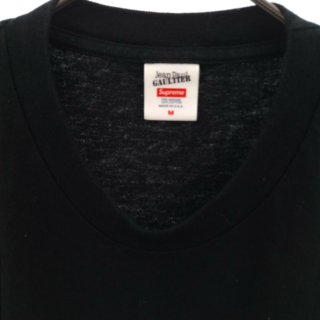 SUPREME シュプリーム 19SS×Jean Paul Gaultier Tee×ジャン・ポール・ゴルチエ グラフィックボックスロゴ プリント  半袖Tシャツ ブラック