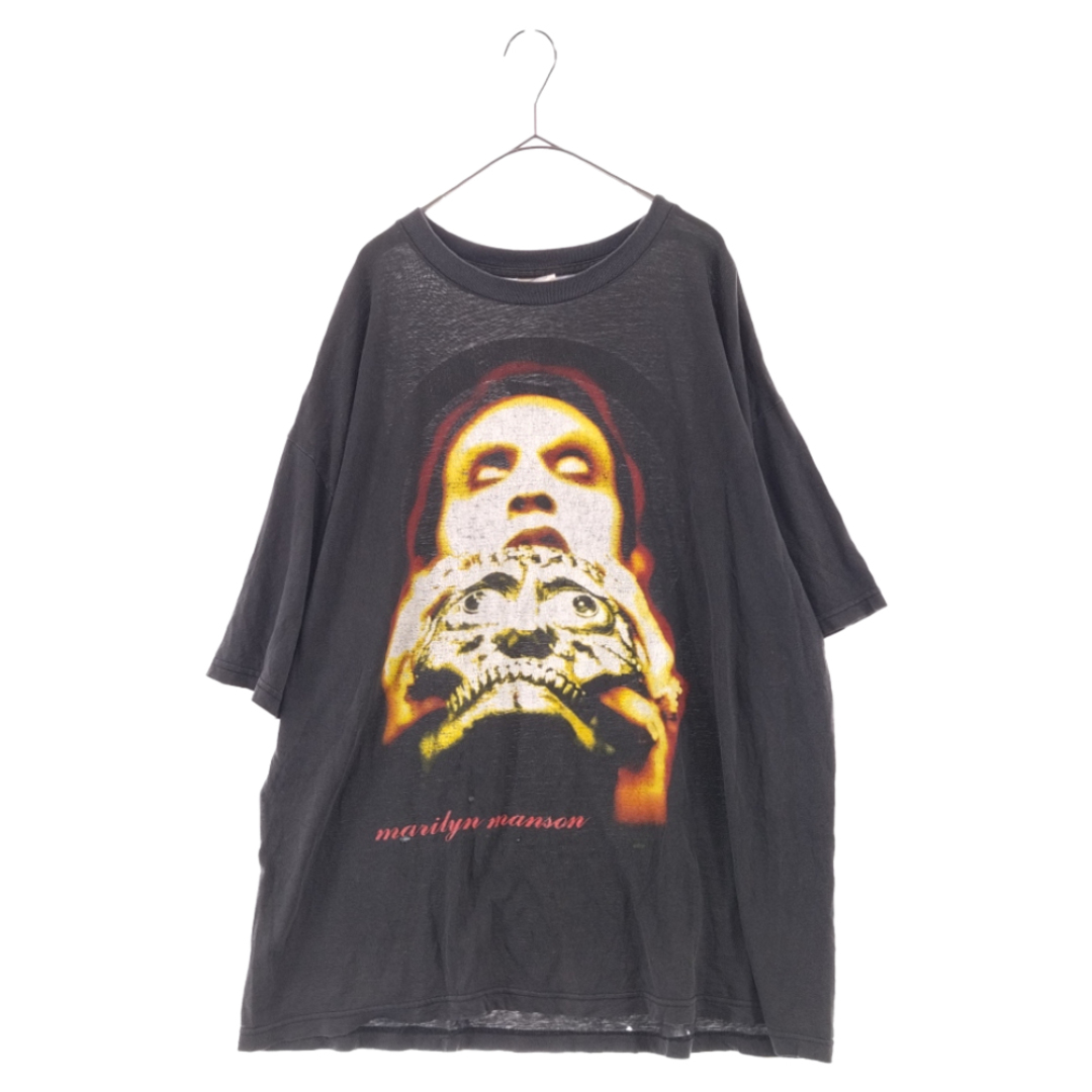 VINTAGE ヴィンテージ 90's MARILYN MANSON ANTICHRIST SUPERSTAR マリリンマンソン 半袖Tシャツ カットソー ブラック