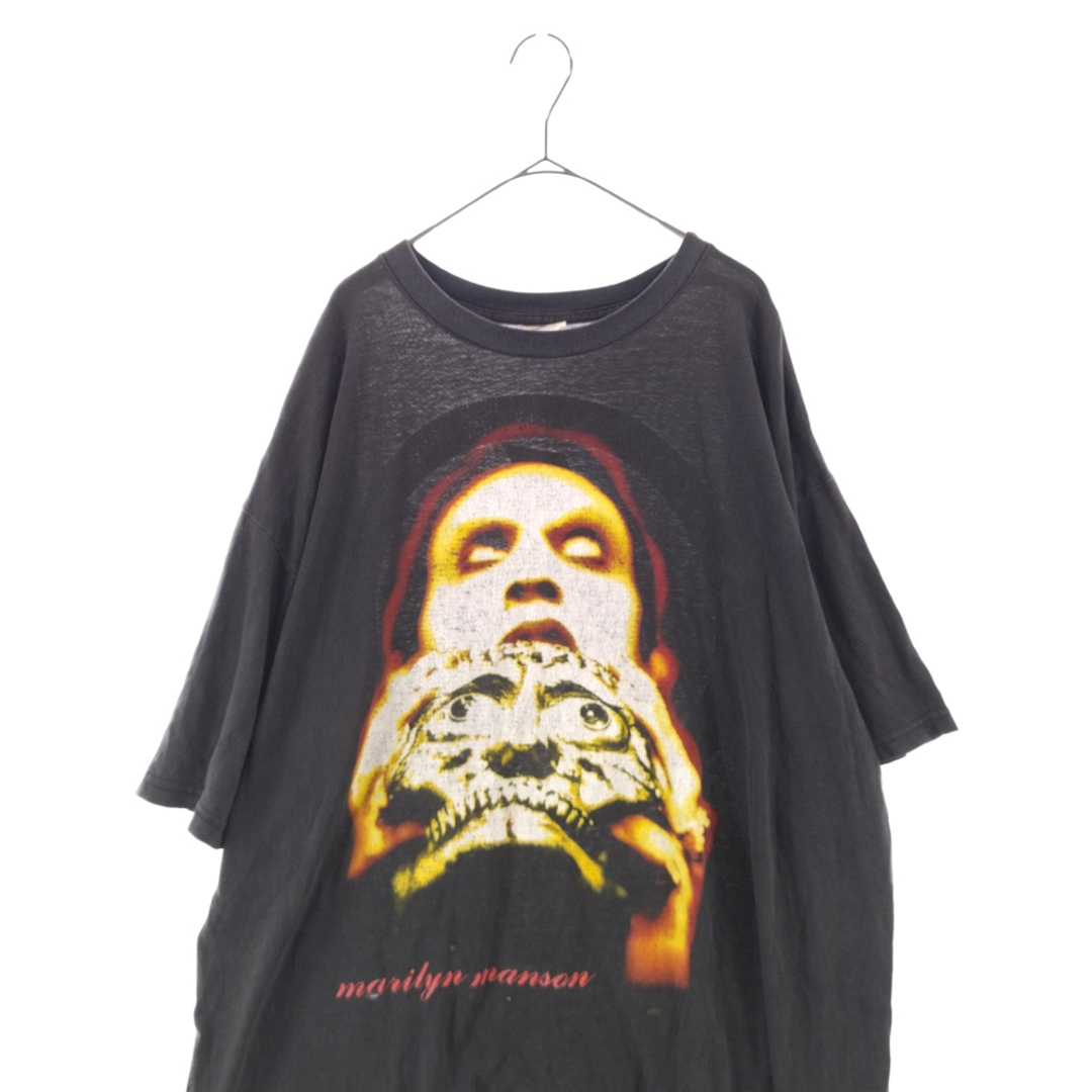 VINTAGE ヴィンテージ 90's MARILYN MANSON ANTICHRIST SUPERSTAR マリリンマンソン 半袖Tシャツ  カットソー ブラック