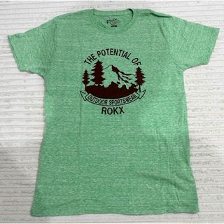 ロキシー(Roxy)のROKX ロキシー Tシャツ グリーン(Tシャツ/カットソー(半袖/袖なし))