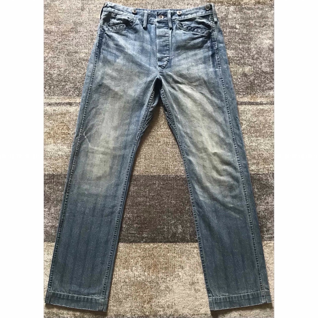 RRL(ダブルアールエル)の最高のヴィンテージ加工 RRL STIFEL TROUSER ワバッシュ パンツ メンズのパンツ(デニム/ジーンズ)の商品写真