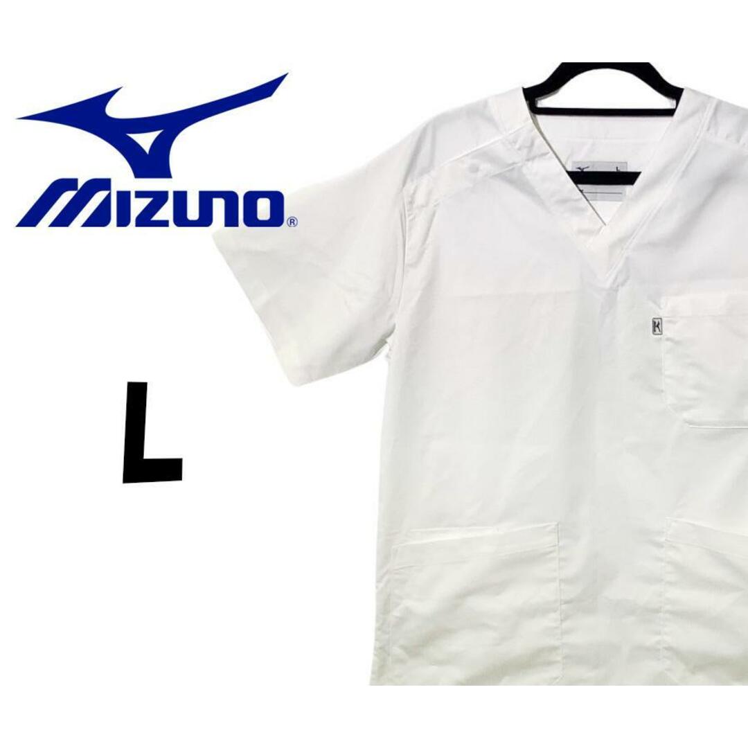 MIZUNO(ミズノ)のミズノ　ストレッチスクラブ　男女兼用　白　L　K00040 メンズのトップス(その他)の商品写真