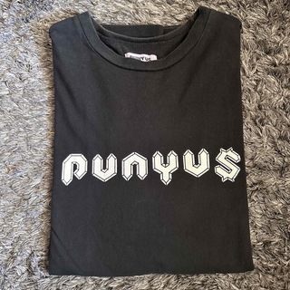 プニュズ(PUNYUS)のPUNYUS プニュズ　ロゴ　Tシャツ　黒(Tシャツ(半袖/袖なし))