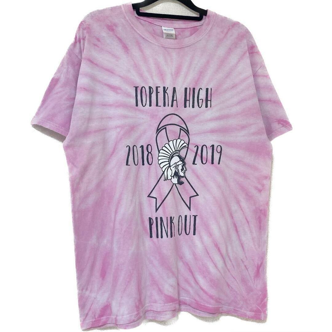 GILDAN(ギルタン)のギルダン　タイダイ インディアン Tシャツ　ピンク　L　F00276 メンズのトップス(Tシャツ/カットソー(半袖/袖なし))の商品写真