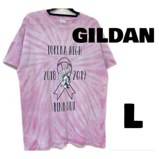 ギルタン(GILDAN)のギルダン　タイダイ インディアン Tシャツ　ピンク　L　F00276(Tシャツ/カットソー(半袖/袖なし))