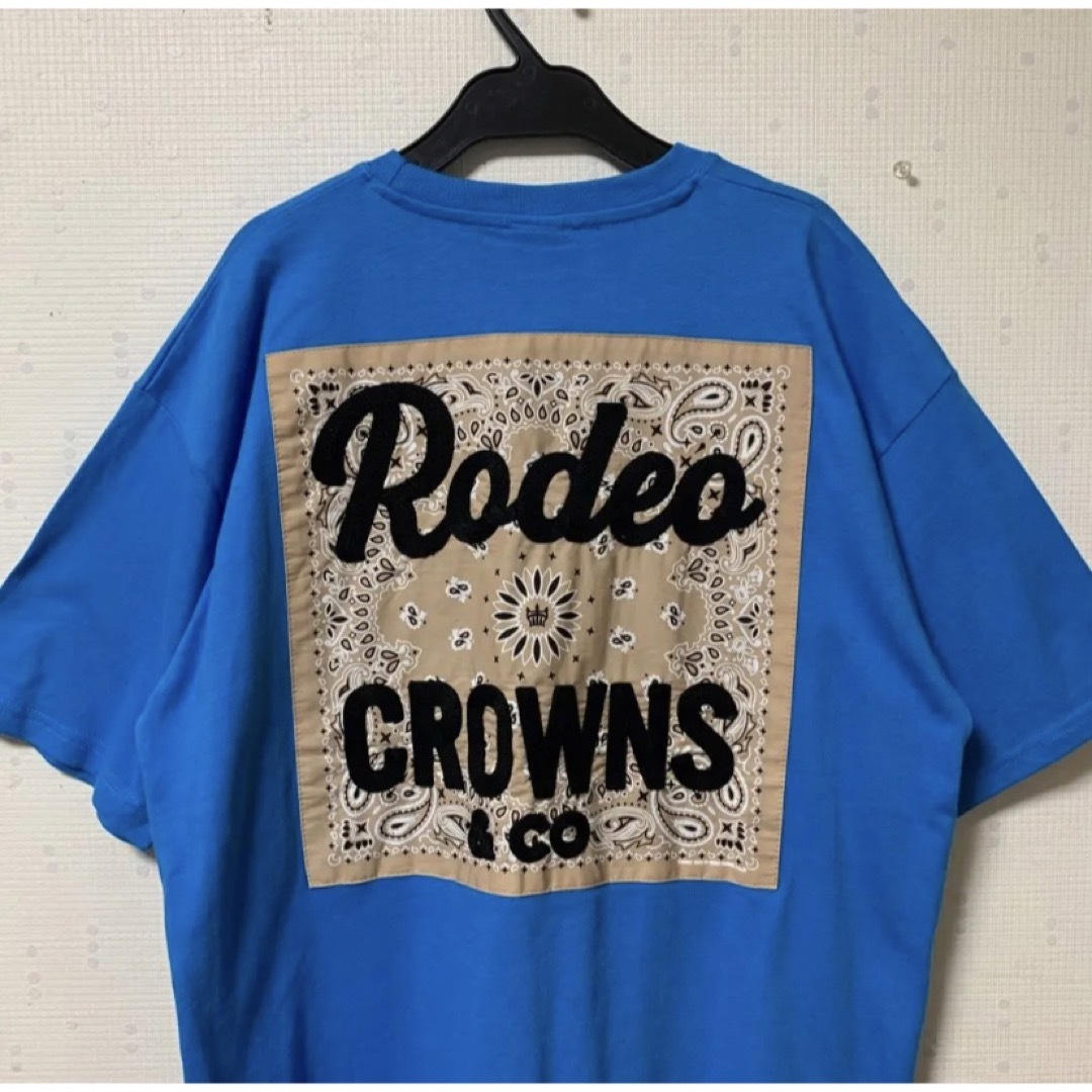 RODEO CROWNS(ロデオクラウンズ)のRODEO CROWNS  バンダナ Tシャツ (M) ロデオクラウンズ レディースのトップス(Tシャツ(半袖/袖なし))の商品写真