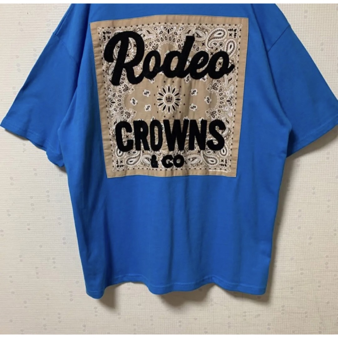 RODEO CROWNS(ロデオクラウンズ)のRODEO CROWNS  バンダナ Tシャツ (M) ロデオクラウンズ レディースのトップス(Tシャツ(半袖/袖なし))の商品写真