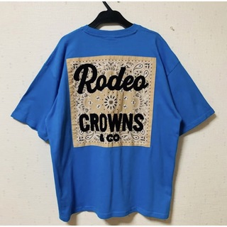 ロデオクラウンズ(RODEO CROWNS)のRODEO CROWNS  バンダナ Tシャツ (M) ロデオクラウンズ(Tシャツ(半袖/袖なし))