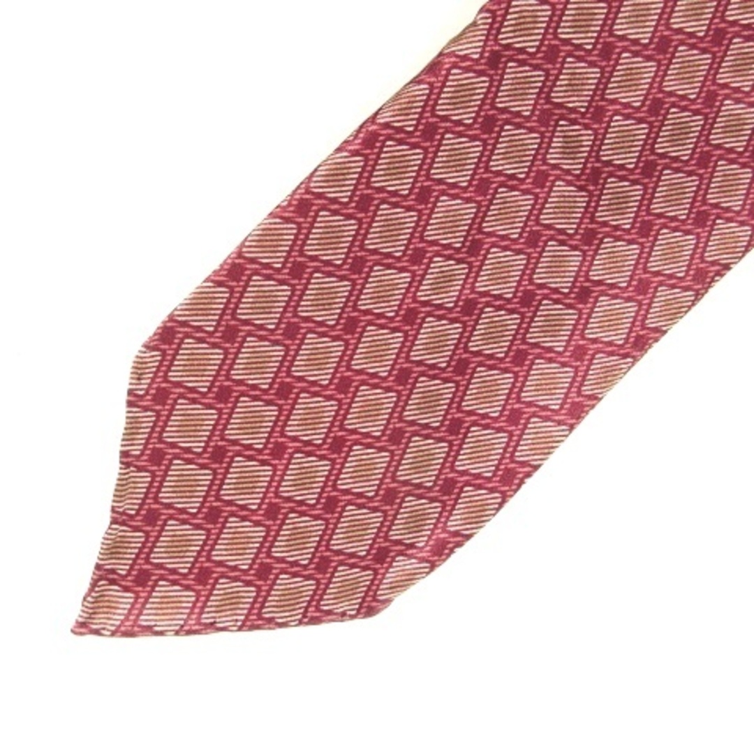 ネクタイ スカーフネクタイ 総柄 薄手 シルク イタリア製 ハンドメイド ■MA
