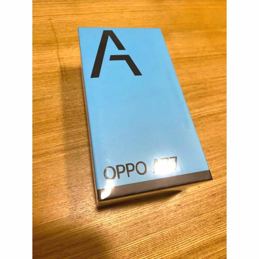 【新品未開封品】OPPO A77 ブラック CPH2385スマートフォン本体