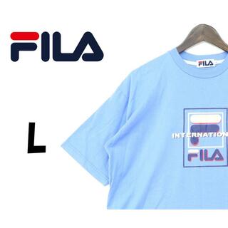 フィラ(FILA)のフィラ　Tシャツ　半袖　L　水色　F00243(Tシャツ/カットソー(半袖/袖なし))