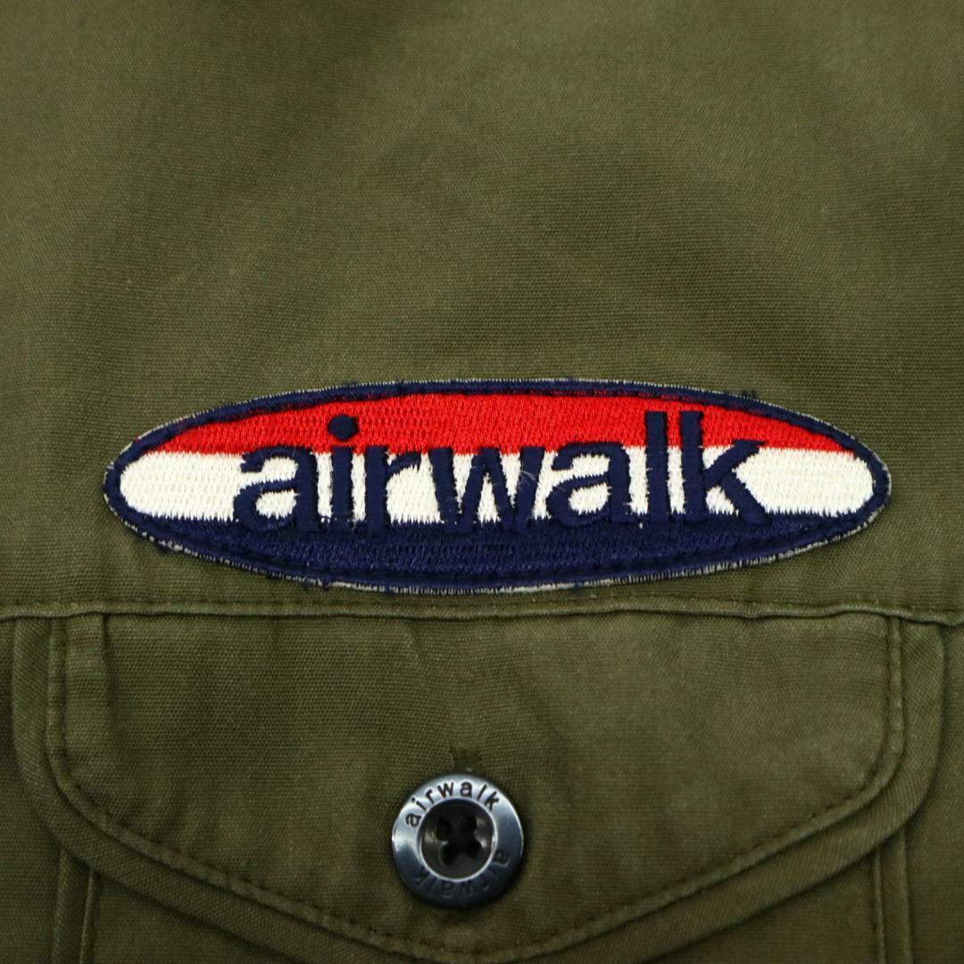 AIRWALK(エアウォーク)のエアウォーク　ミリタリージャケット　カーキ　M　F00247 メンズのジャケット/アウター(ミリタリージャケット)の商品写真