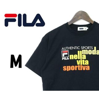 フィラ(FILA)のフィラ　Tシャツ　半袖　黒　M　F00246(Tシャツ/カットソー(半袖/袖なし))