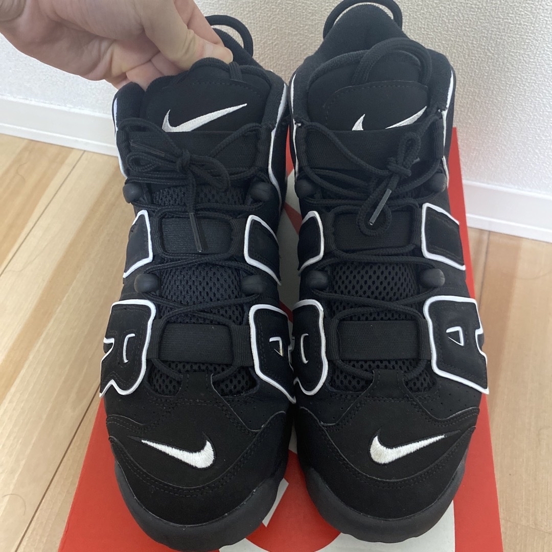 NIKE AIR MORE UPTEMPO BLACK WHITE 28センチ