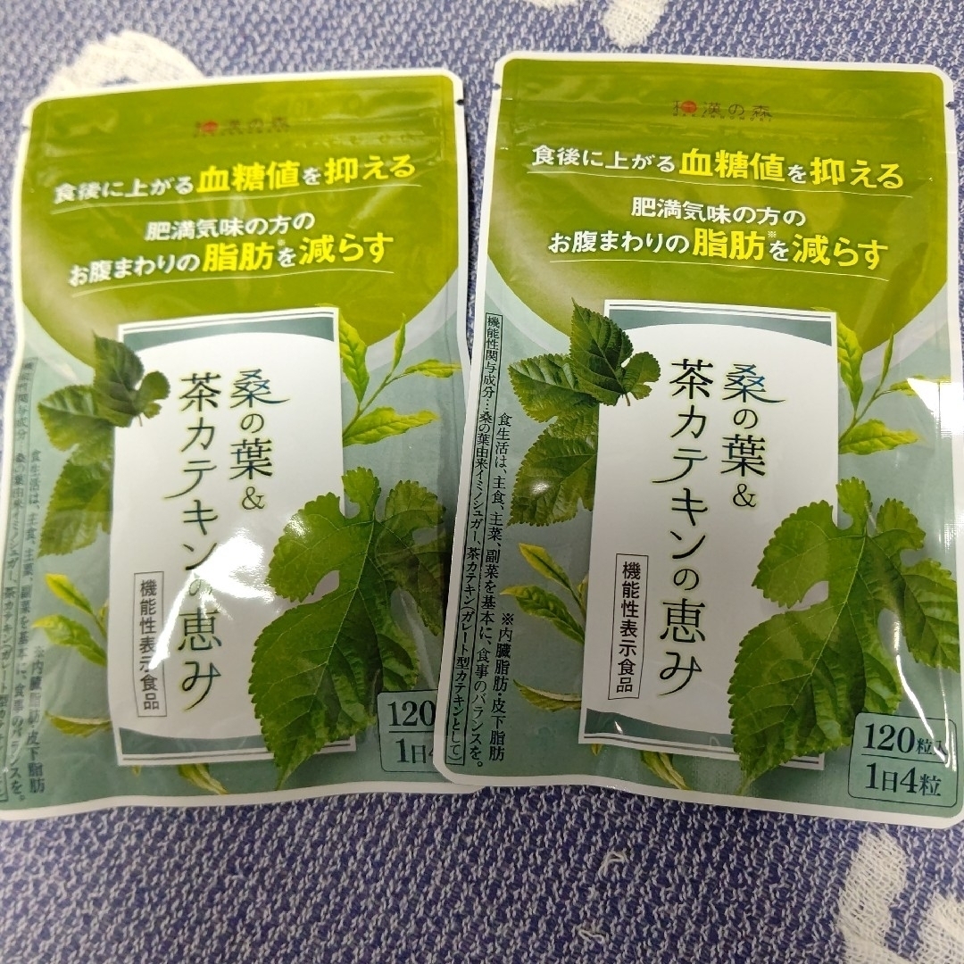 和漢の森 桑の葉&茶カテキンの恵み 120粒入 ×2袋