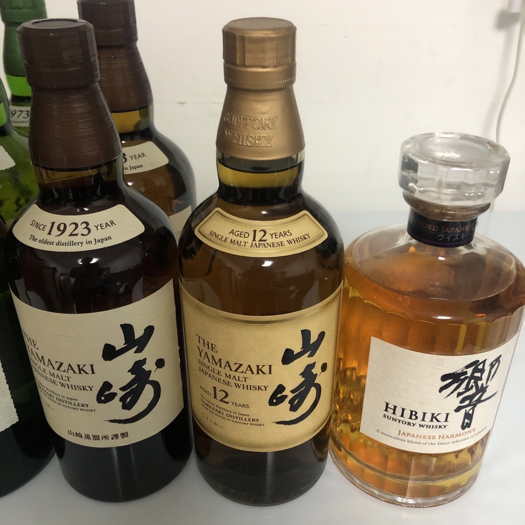 サントリー - 白州12年2本NV3本山崎12年1本山崎NV2本響1本9本セットの ...