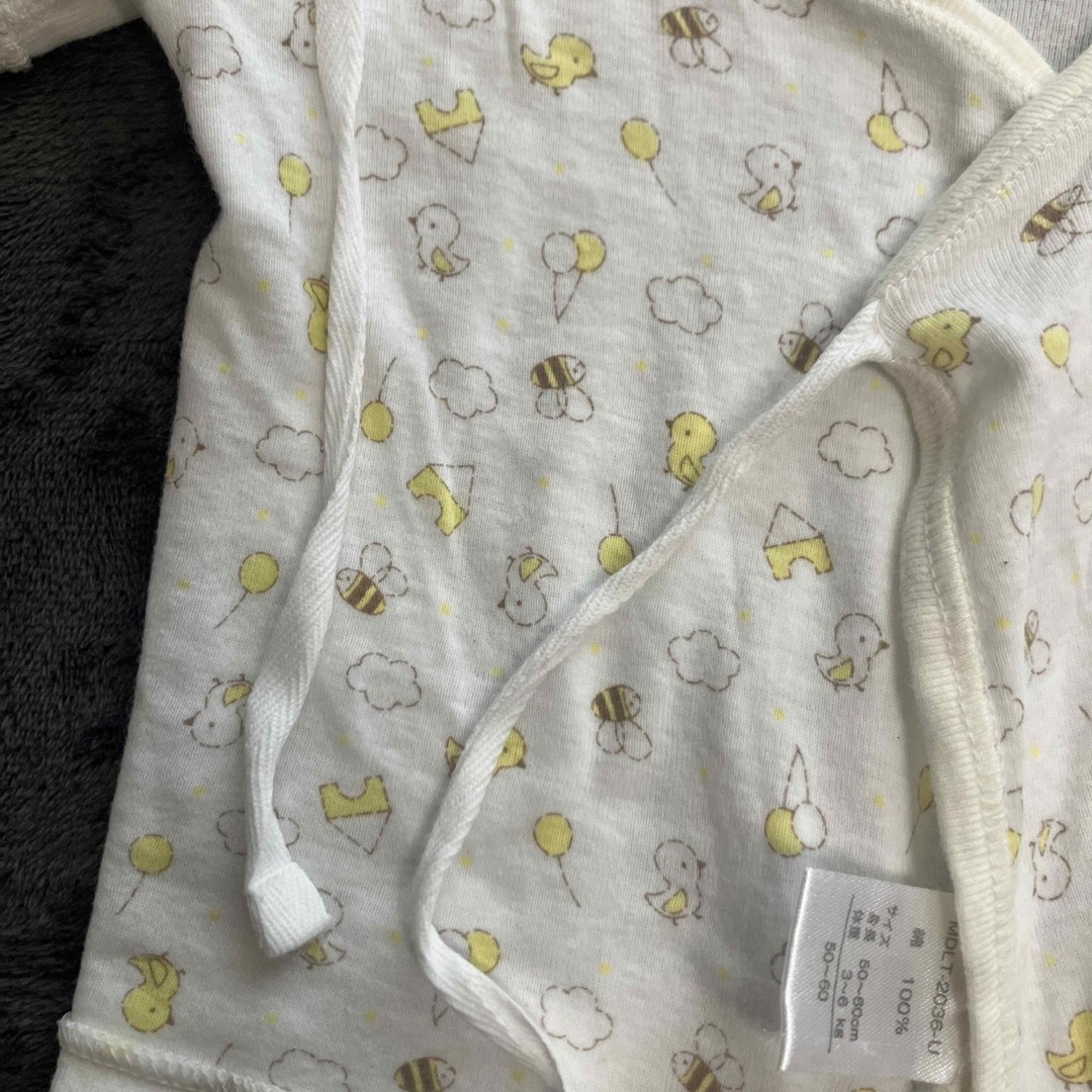 アカチャンホンポ 新生児 短肌着 コンビ肌着 6枚 セットの通販 by まかろに 水通しのみ未使用 新生児 長肌着 黄色