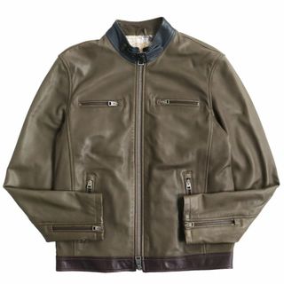 通販得価】 ETRO - sizeS エトロ ETRO カンガルー革使い ナイロン
