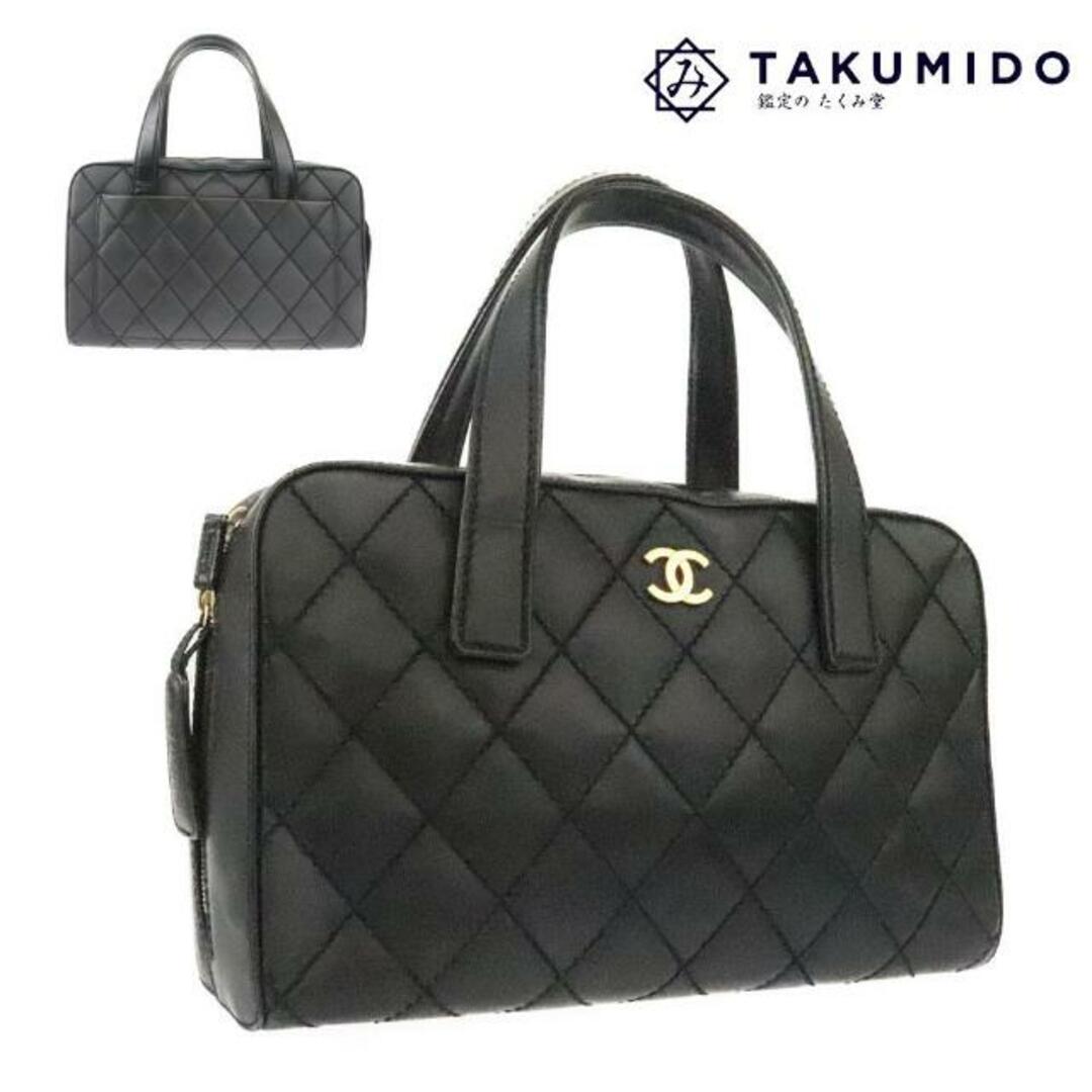 CHANEL - シャネル ハンドバッグ ワイルドステッチ ココマーク 中古