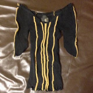 ジャストカバリ♥︎黒ストレッチトップス(カットソー(長袖/七分))