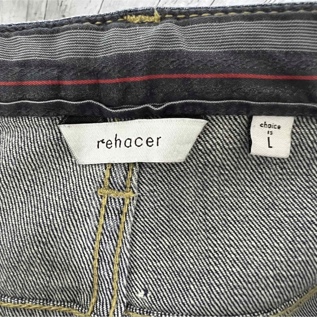 rehacer(レアセル)の美品！rehacer Flower denim pants！可愛い！ メンズのパンツ(デニム/ジーンズ)の商品写真