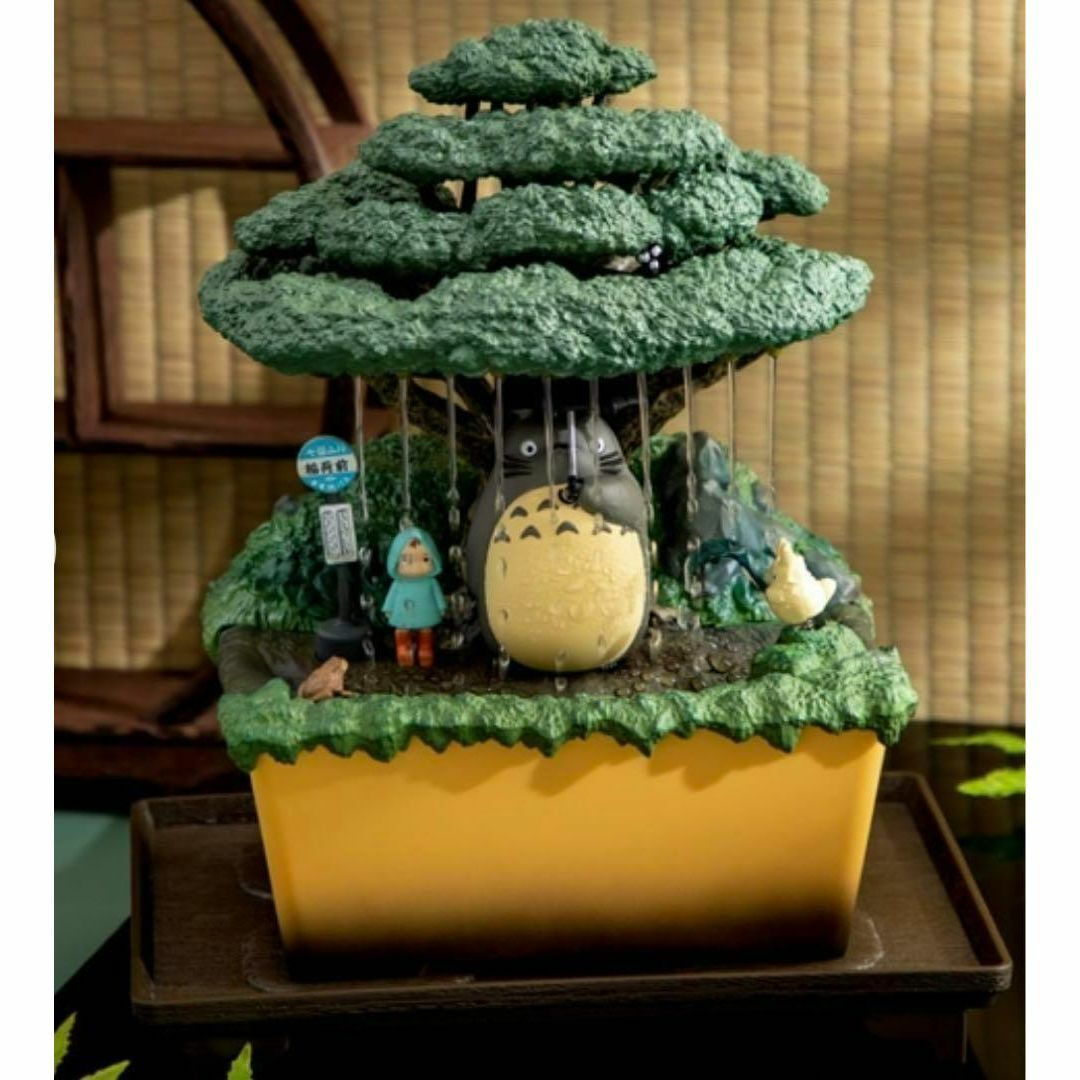 新品未使用　となりのトトロ　ウォーターガーデンBONSAI 笠宿