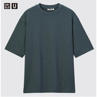 ユニクロ(UNIQLO)のUNIQLO ユニクロ　エアリズムコットンオーバーサイズTシャツ(5 分袖）(Tシャツ/カットソー(半袖/袖なし))