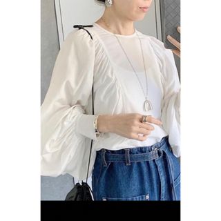 【限定価格セール！】 old celine セリーヌ ロングスリーブレス ブラウス 36 フィービー トップス
