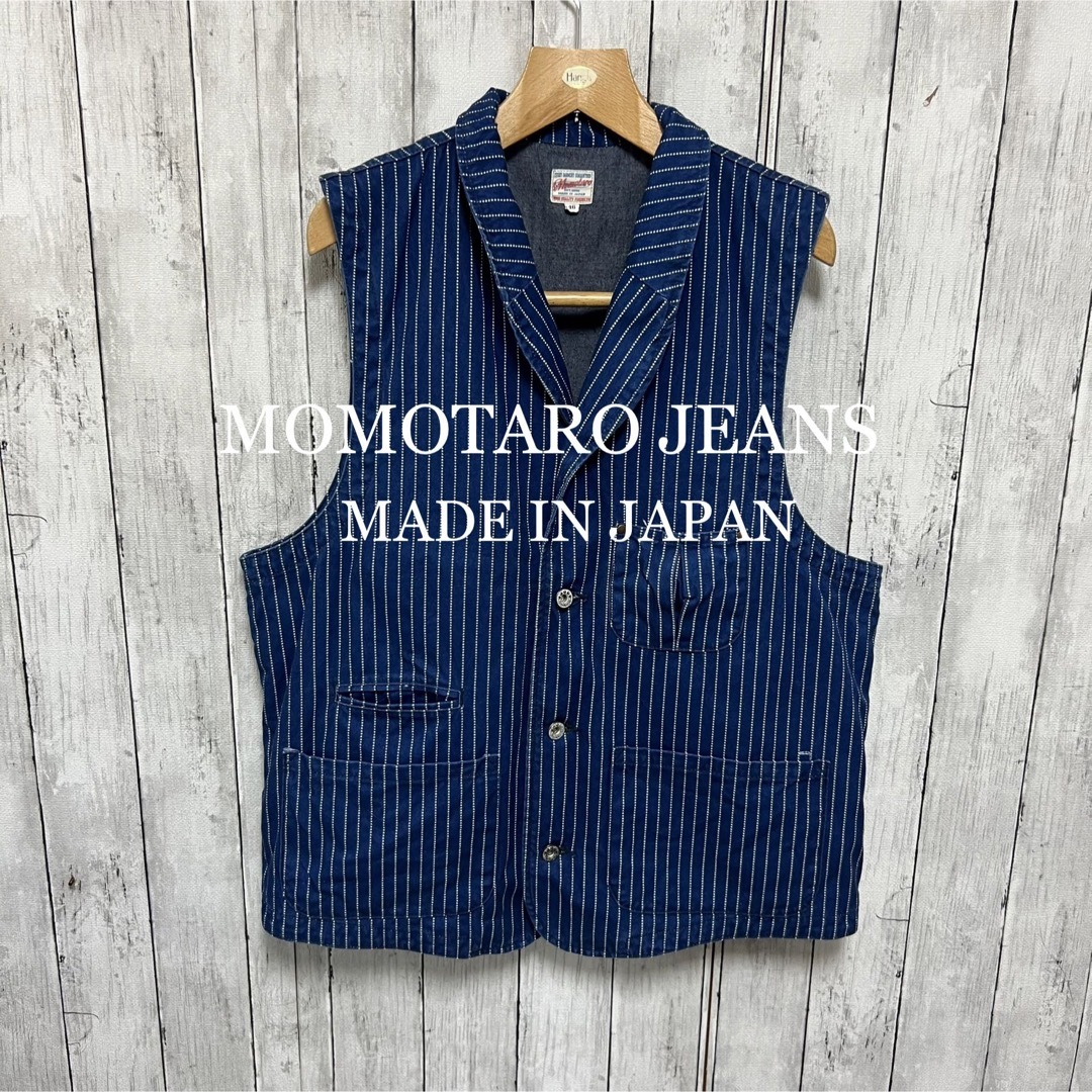 ＊桃太郎ジーンズ MOMOTARO JEANS ワークベスト トップス 38