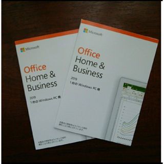 マイクロソフト(Microsoft)のoffice 2019 Home & Business  【ニ枚セット】保証あり(ノートPC)