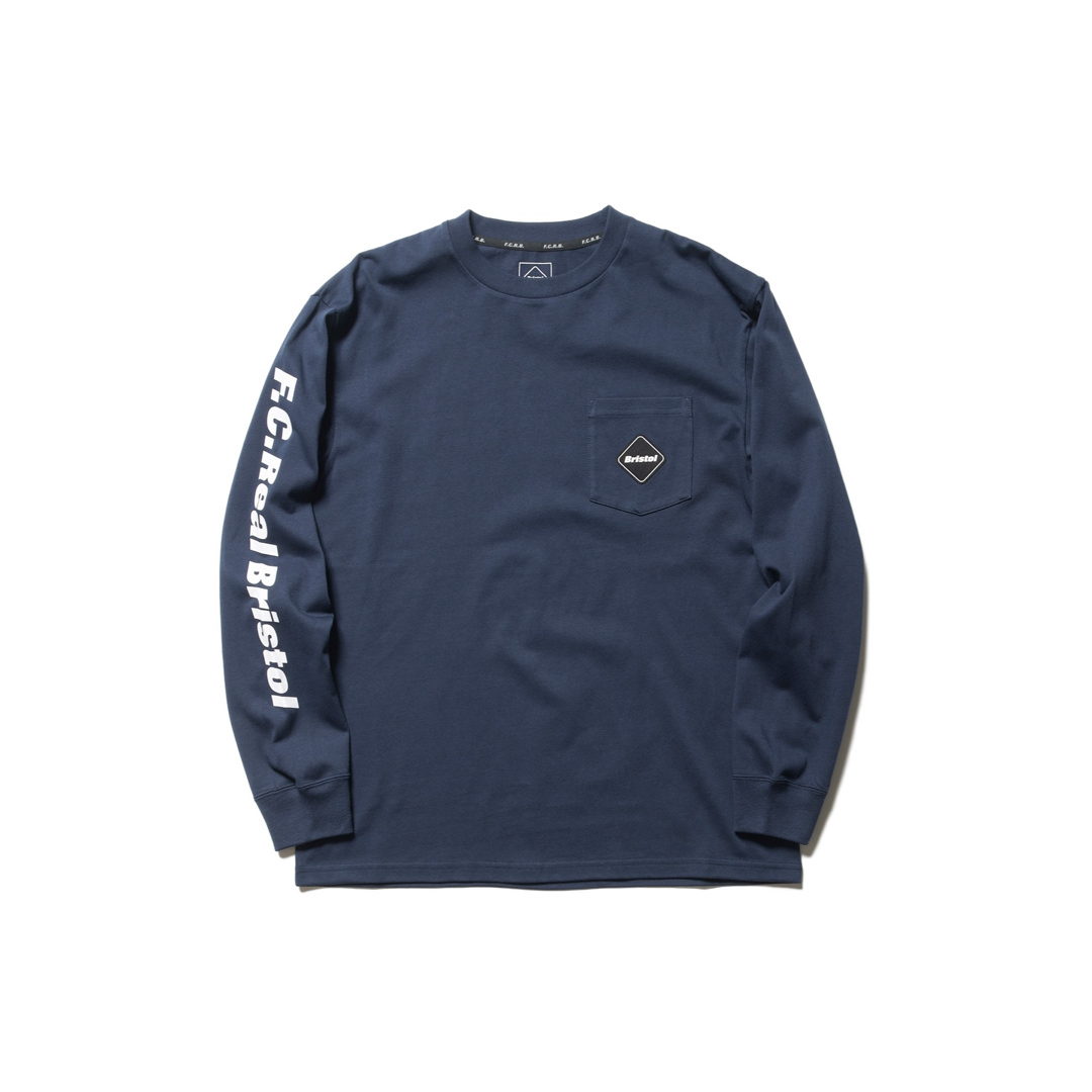 FCRB 23SS AUTHENTIC L/S TEAM POCKET TEE