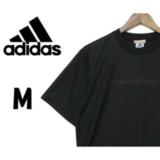 アディダス(adidas)のアディダス　Ｔシャツ　黒　M　F00202(Tシャツ/カットソー(半袖/袖なし))