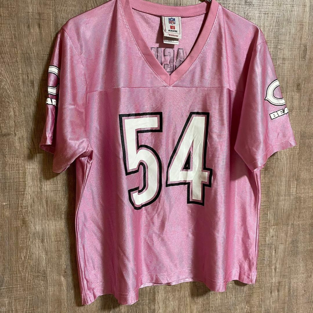 NFL/シカゴ・ベアーズ　ゲームシャツ　ピンク　XL