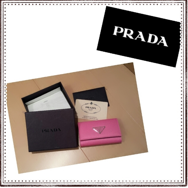 PRADA(プラダ)のPRADA☆美品☆ピンクキーケース☆ レディースのファッション小物(財布)の商品写真