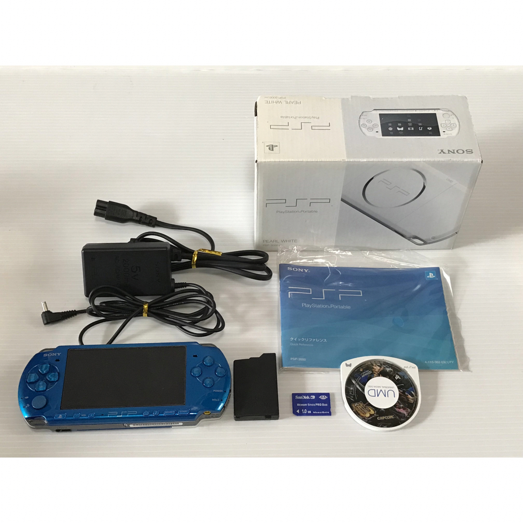 PSP 3000番 ソニー SDカード SONY 充電器 箱付き 動作確認済み | フリマアプリ ラクマ