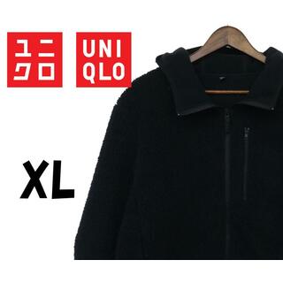 ユニクロ(UNIQLO)のユニクロ　パーカー　長袖　黒　XL　F00183(パーカー)