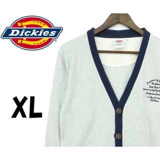 ディッキーズ(Dickies)のディッキーズ　カーディガン　長袖　グレー　XL　F00180(カーディガン)