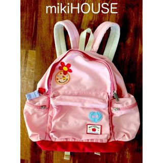 ミキハウス(mikihouse)のmikiHOUSE ミキハウス ロゴ ワッペン リュック バックパック 鞄(リュックサック)